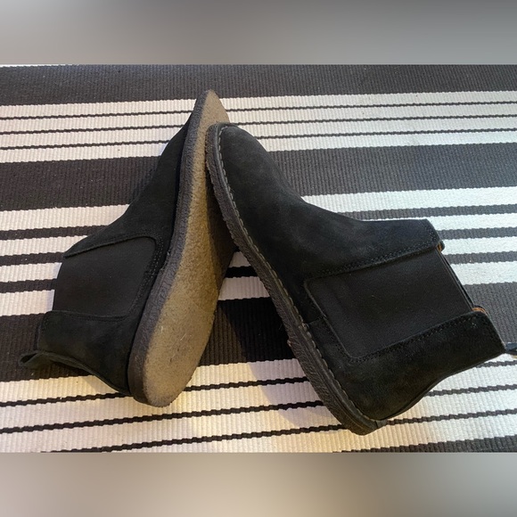 Pretty Green Men’s Black Suede Chelsea Boots UK 6/ US 8.5 - Picture 5 of 7